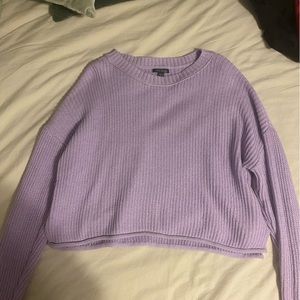 Cropped Purple sweater